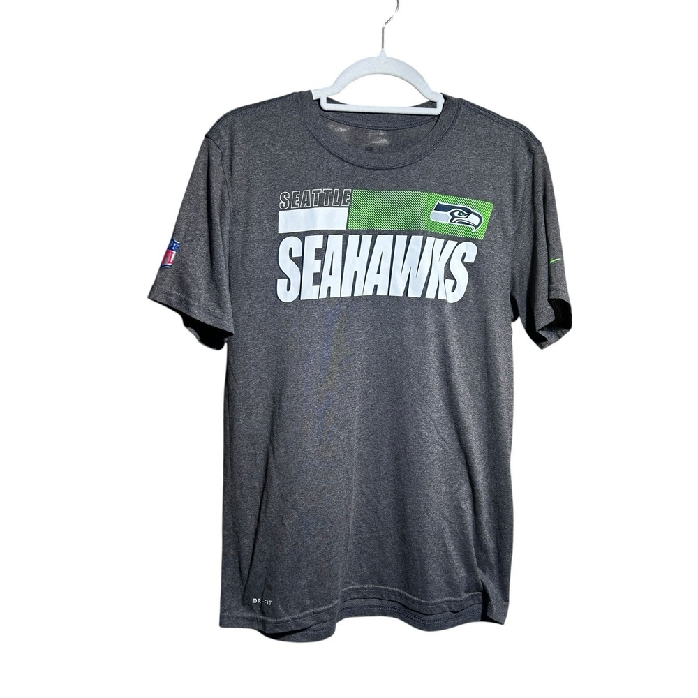 Seattle Seahawks Men's Gray NFL Football T-Shirt - Nike Dri-Fit - M